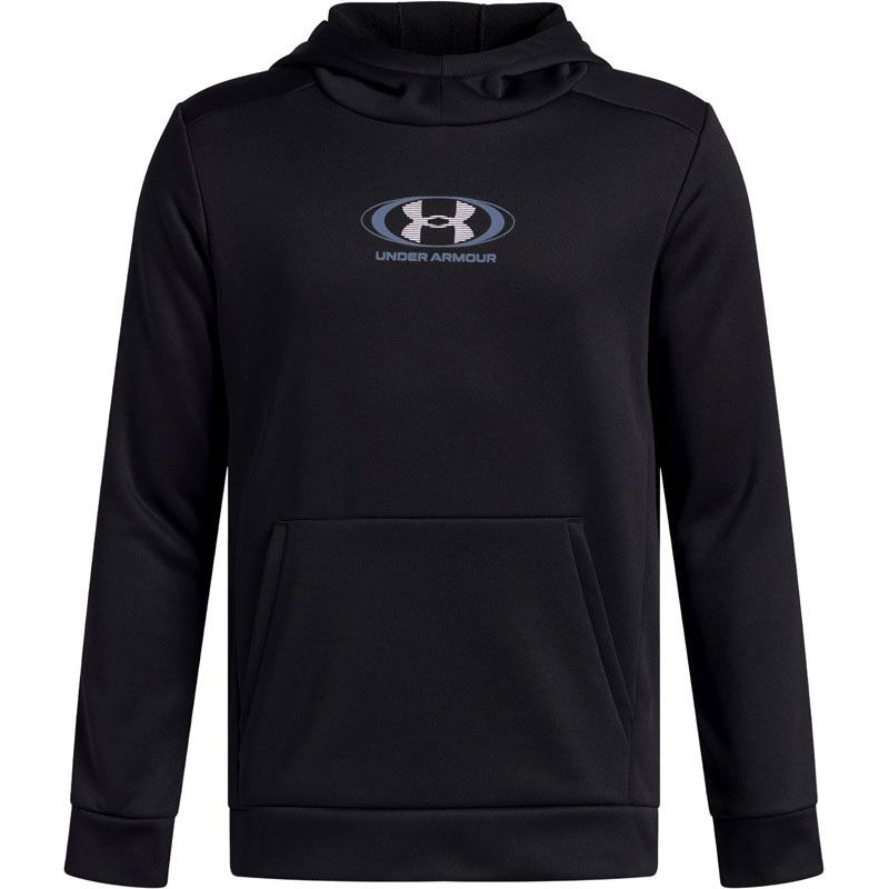 UNDER ARMOUR アンダーアーマー UA ARMOUR FLEECE STARLIGHT LOGO HOODIE マルチスポーツ フリース＆ベロアパーカー (6003811-001)、Black/White
