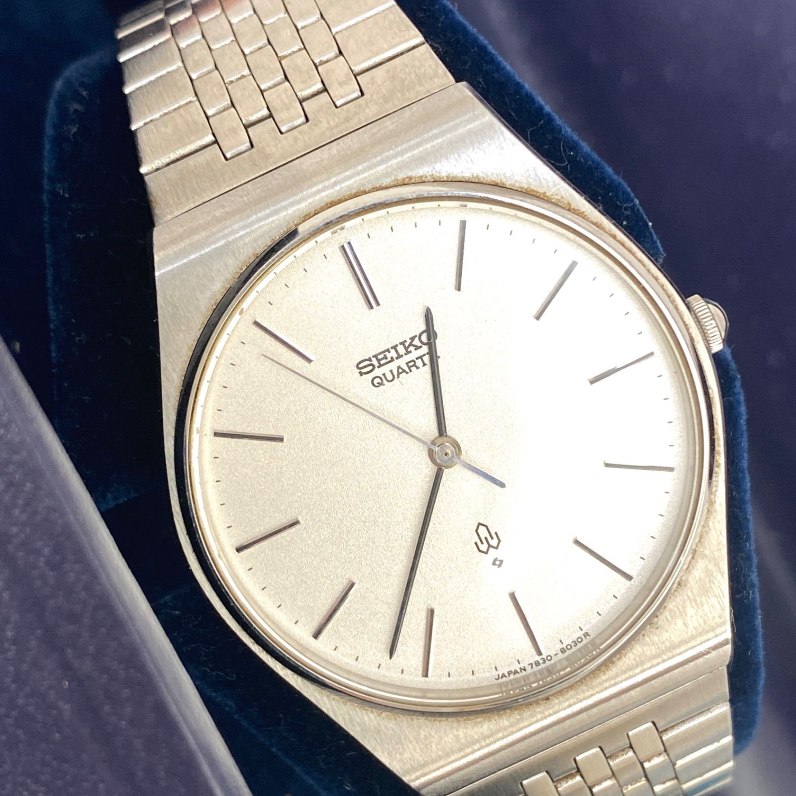 SEIKO セイコー メンズ 腕時計 エンブレムクオーツMHA030 シルバー 