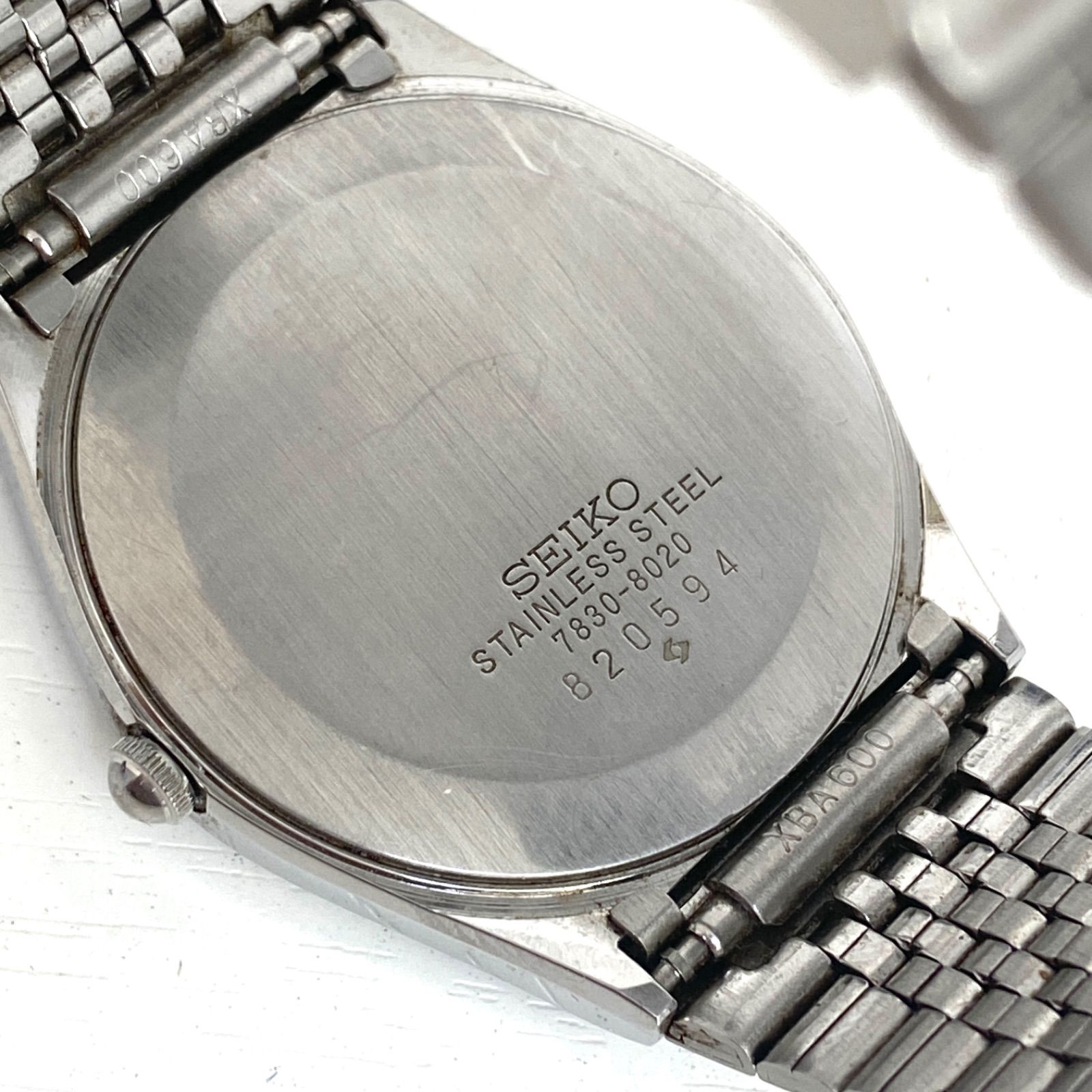 SEIKO セイコー メンズ 腕時計 エンブレムクオーツMHA030 シルバー 