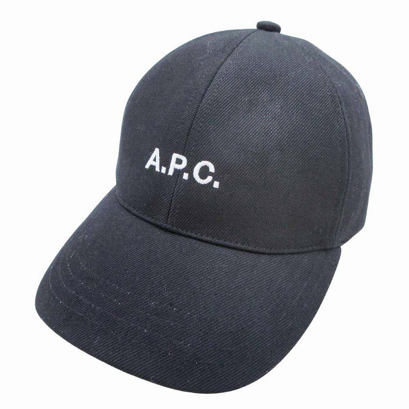 美品 25ss アーペーセー A.P.C. Charlie キャスケット チャーリー ロゴ
