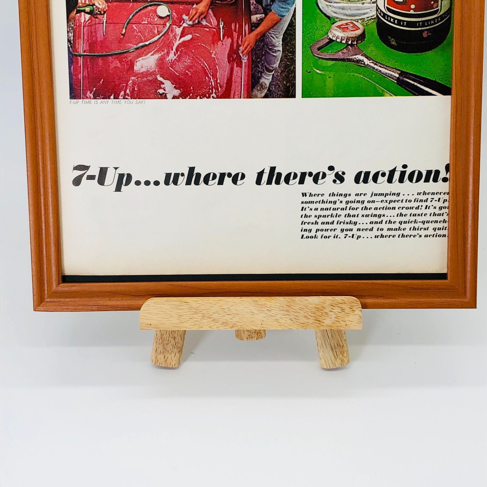 ビンテージ 広告 ポスター 『 セブンアップ(7UP) 』 1960's ※当時物