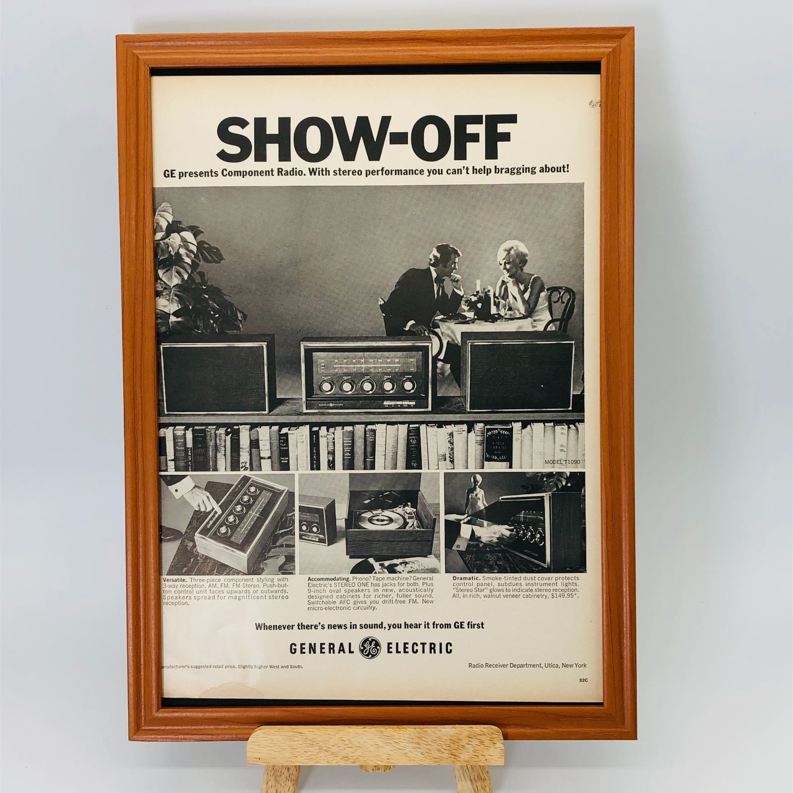 ビンテージ 広告 ポスター 『 ゼネラルエレクトリック 』 1960's ※当時