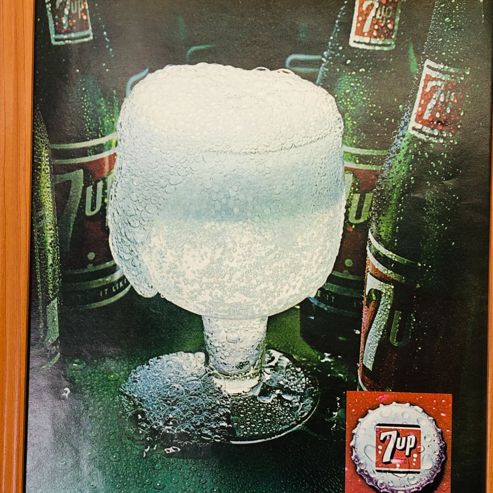 ビンテージ 広告 ポスター 『 セブンアップ (7UP) 』 1960's ※当時物