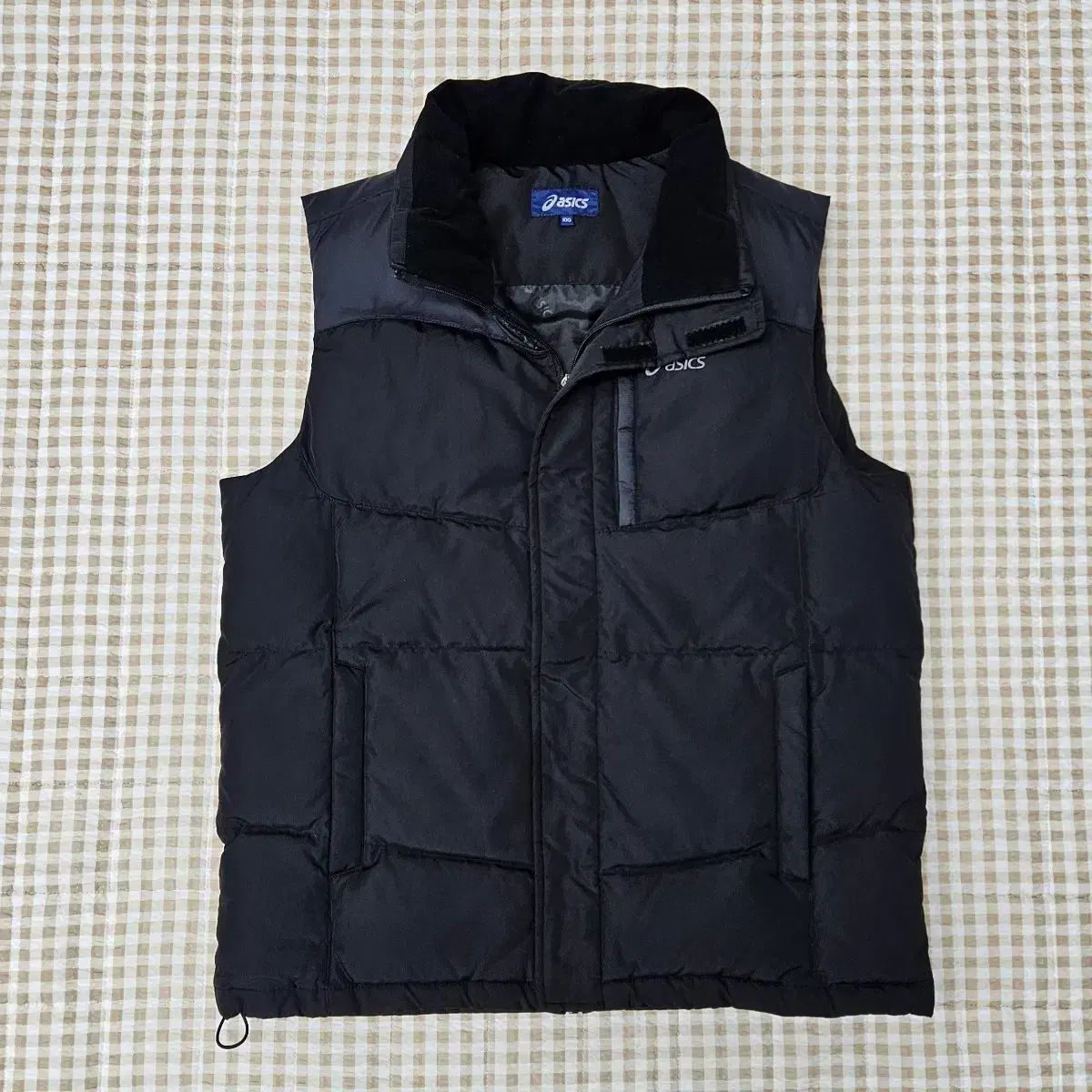 アシックス ダウンベスト メンズ100サイズ
