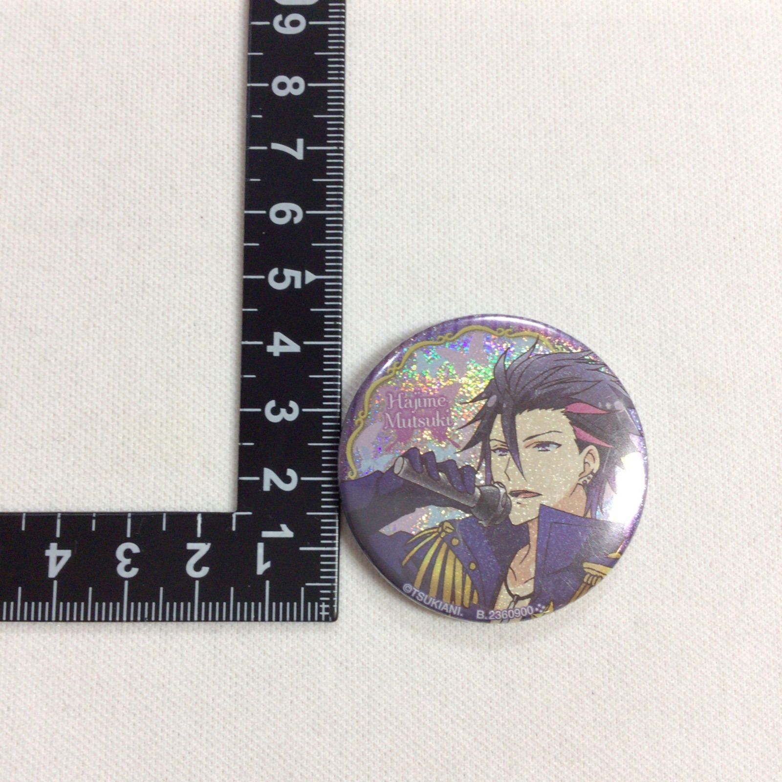 8】 ツキウタ。 睦月始 ホログラム mini 缶バッジ - メルカリ