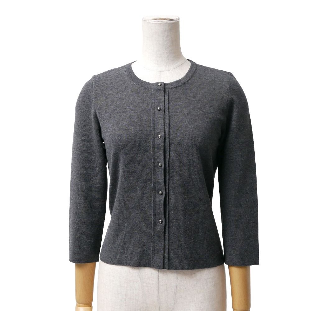 FOXEY フォクシー カーディガン サイズ40 リボン付 ニット ブランド