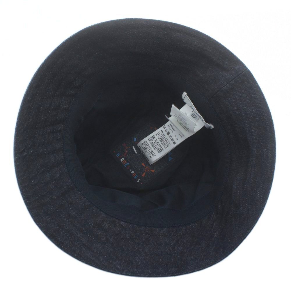 タグ付 未使用 エルメス フレッドバケットハット 58 クルー カルーゼル 帽子 エルメス HERMES フレッド クルー カルーゼル 帽子 バケットハット