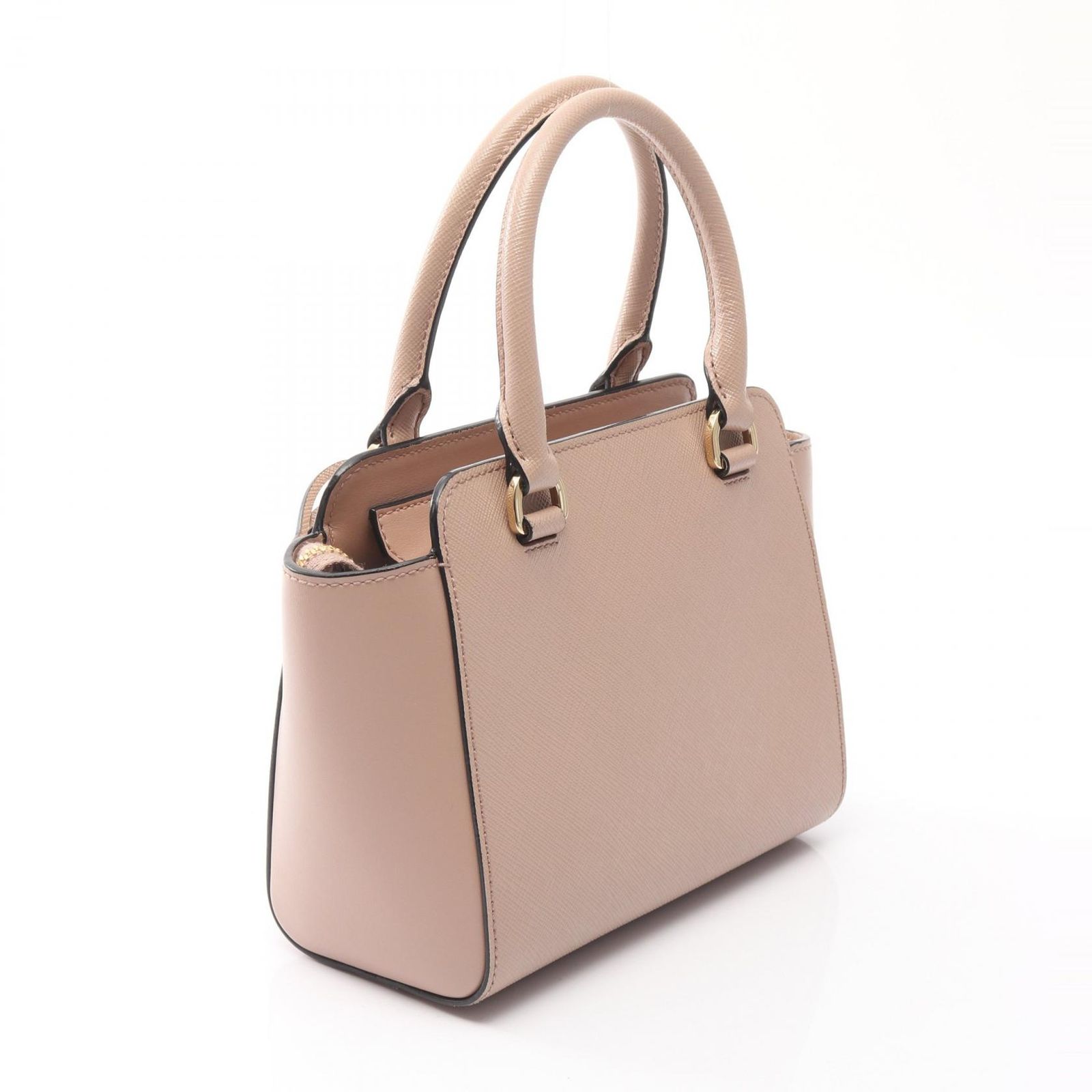 プラダ PRADA ハンドバッグ SAFFIANO ＋ SOFT C ベージュ サフィアーノ 