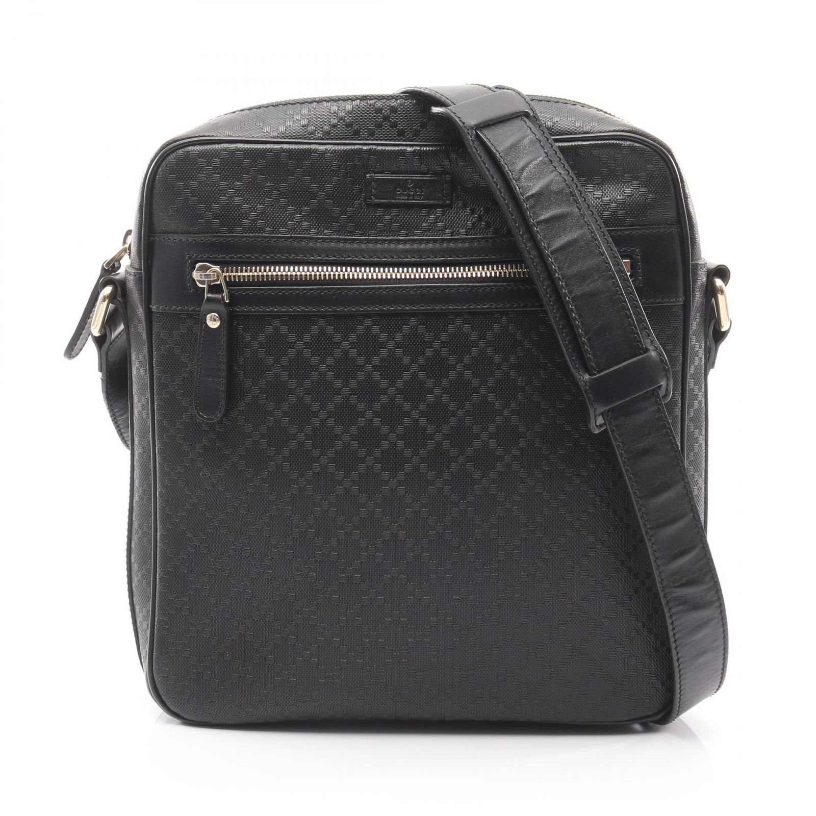 グッチ GUCCI ショルダーバッグ ディアマンテ 201448 ブラック PVC 