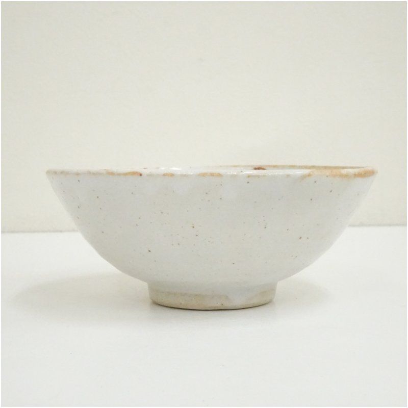 志野焼 メダカ文平茶碗（箱付） 茶道 抹茶 おしゃれ 抹茶茶碗 抹茶碗