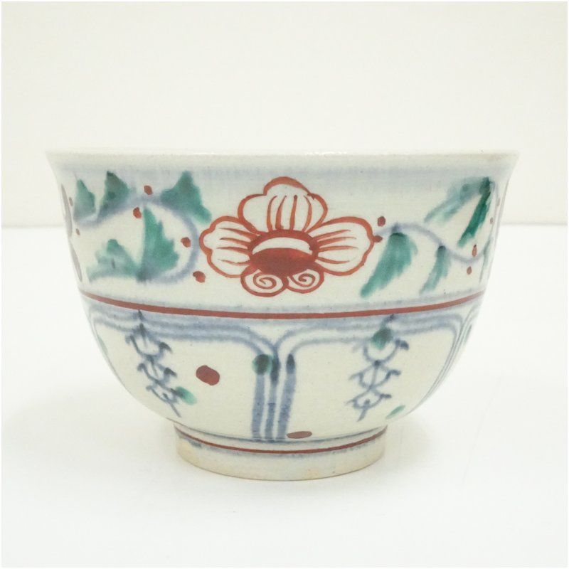 楽山窯 紅安南茶碗（共箱） 茶道 抹茶 おしゃれ 抹茶茶碗 抹茶碗 和