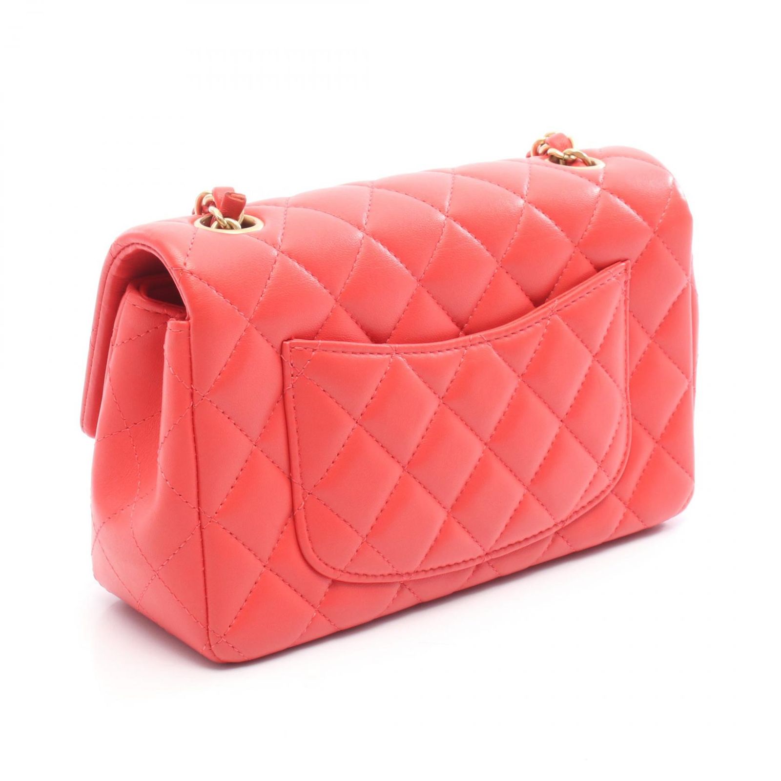 シャネル CHANEL ショルダーバッグ ミニマトラッセ20 A69900 オレンジ 