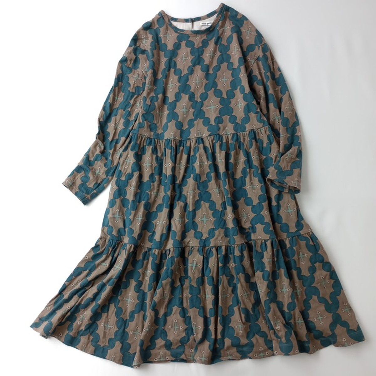 ミナペルホネン　 diamond ワンピース mina perhonen ミナペルホネン snow diamond ワンピース 日本製 150