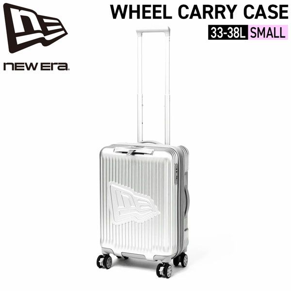 ニューエラ キャリーバッグ ERA ウィール キャリーケース SMALL キャスター トラベル シルバー 約38 L