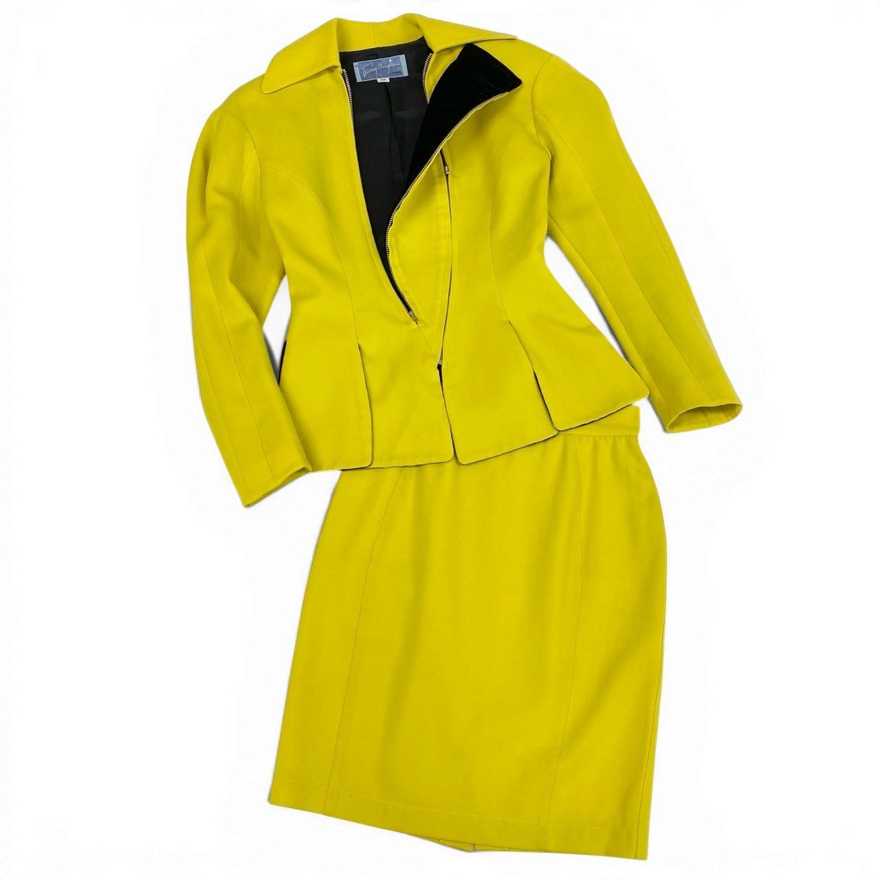 27a23 Thierry Mugler ティエリーミュグレー W Zip Set Up ダブル