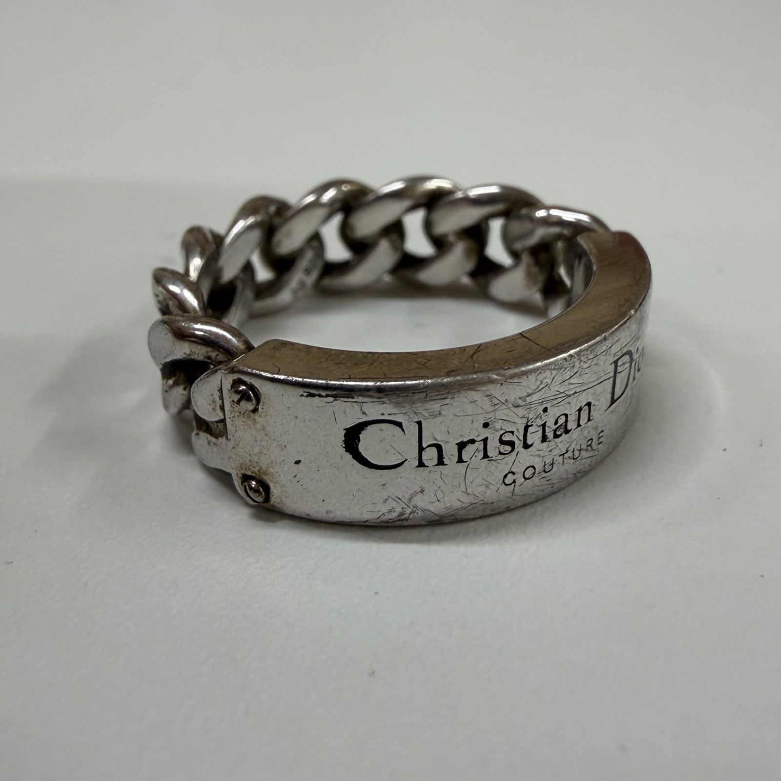◎Christian Dior ディオール 指輪 チェーン couture リング Mサイズ