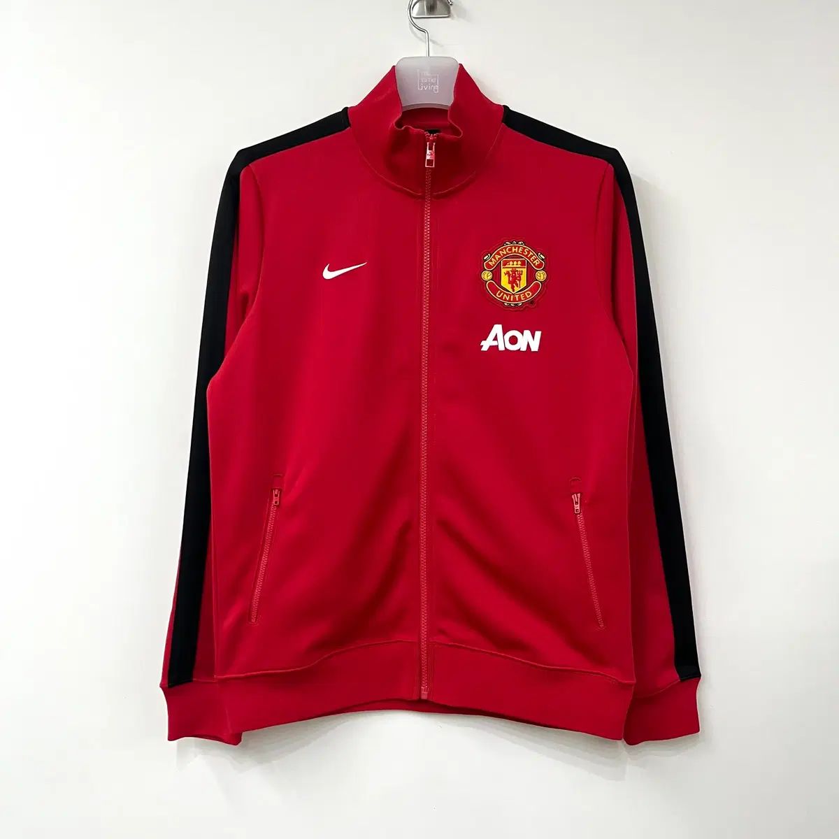 Nike マンチェスター・ユナイテッド レッドジャージ Lサイズ NIKE マンチェスター ユナイテッド AON レッド トラックジャージ
