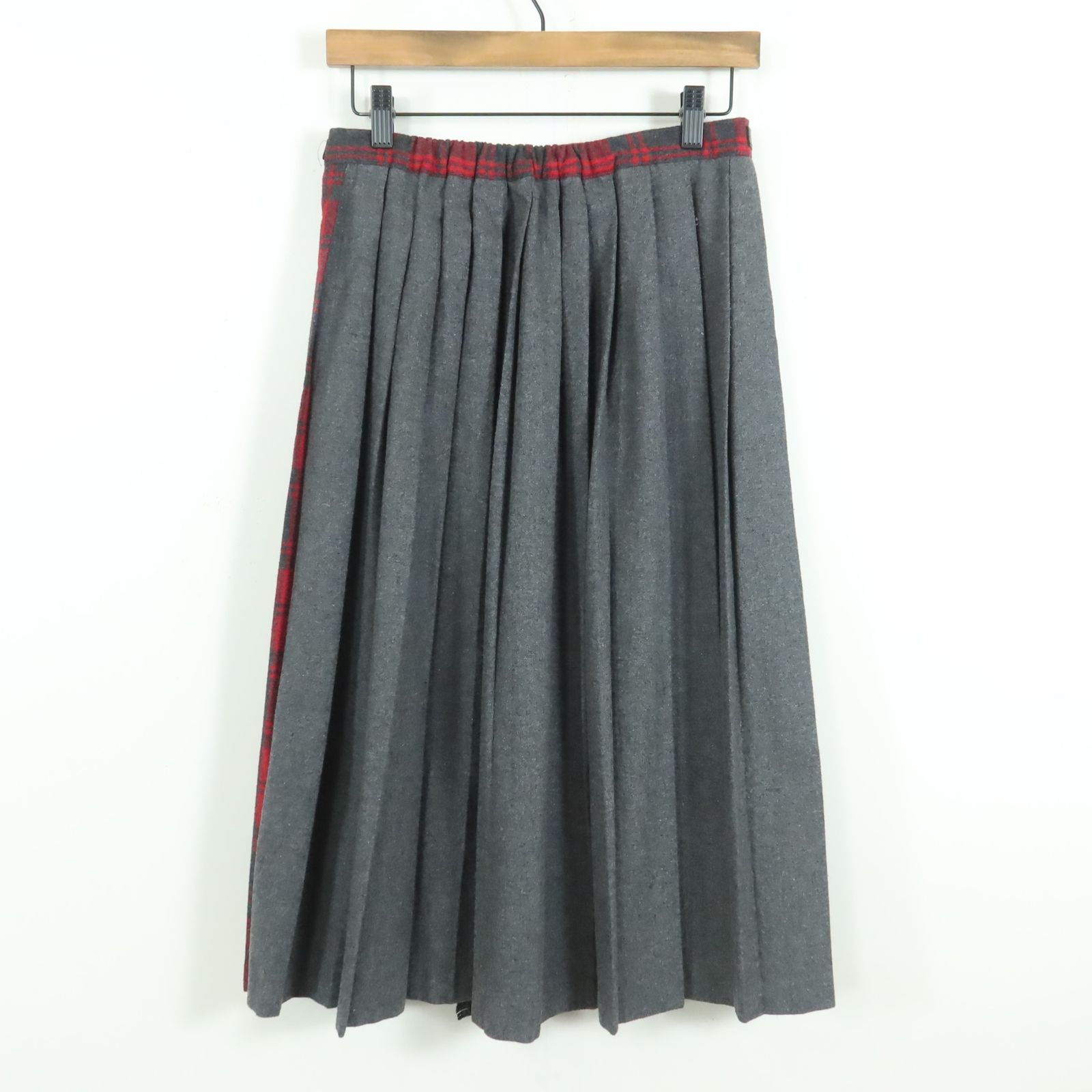新品未使用✨オニール　巻きスカート　グレー　赤　38 美品】オニールオブダブリン☆タータンチェック柄が可愛い♪ キルト