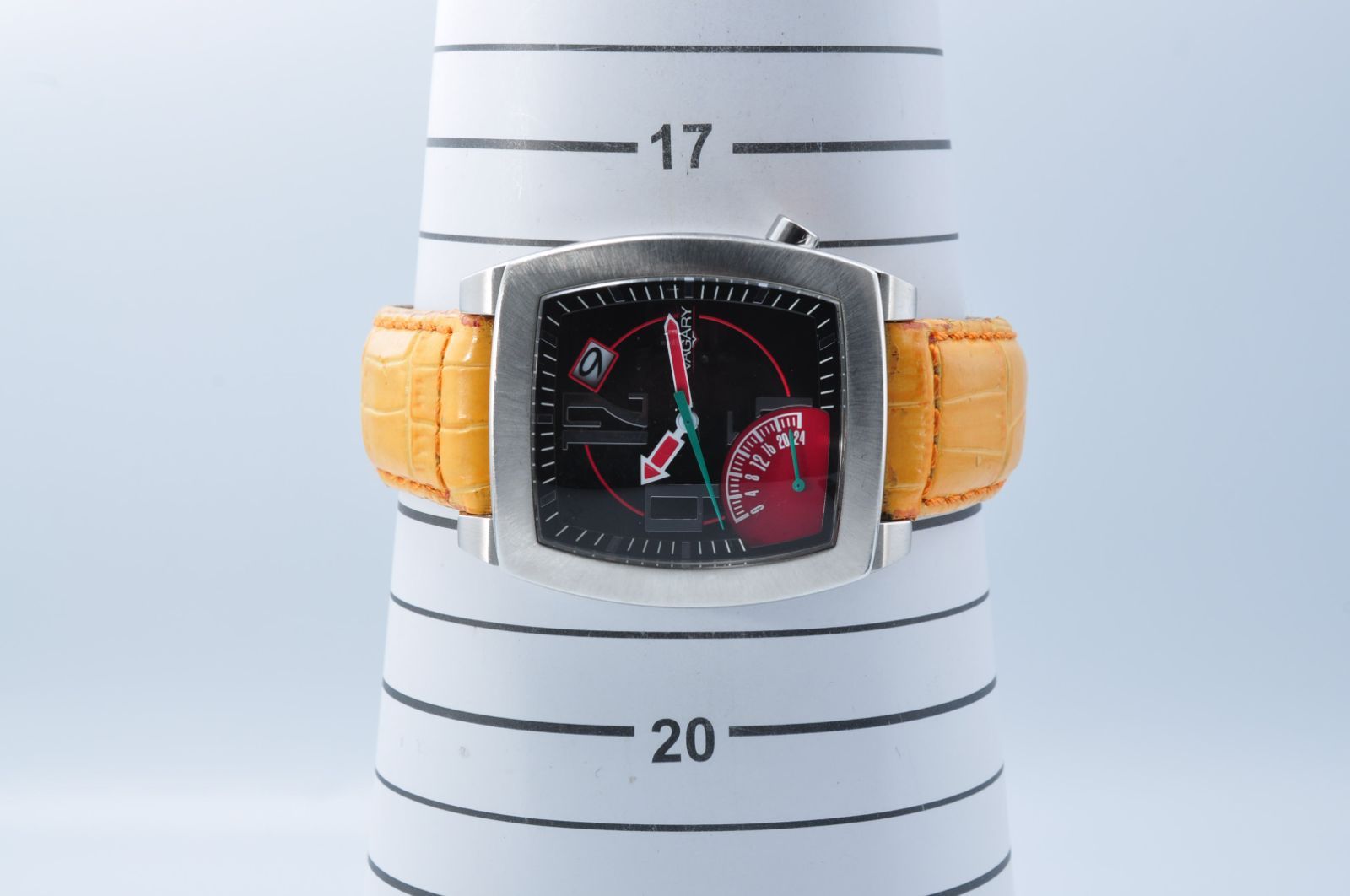 VAGARY ヴァガリー GD00-S055557 Quartz クォーツ Watch 腕時計 飛びアラビア Men's メンズ 新品バッテリー クリーニング済み VAGARY ヴァガリー GD00-S055557 Quartz クォーツ Watch 腕時計 飛びアラビア Men's メンズ 新品バッテリー クリーニング済み