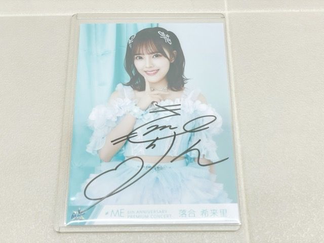 ≠ME ノイミー 落合希来里 6周年コンサート エメグリ衣装 直筆サイン