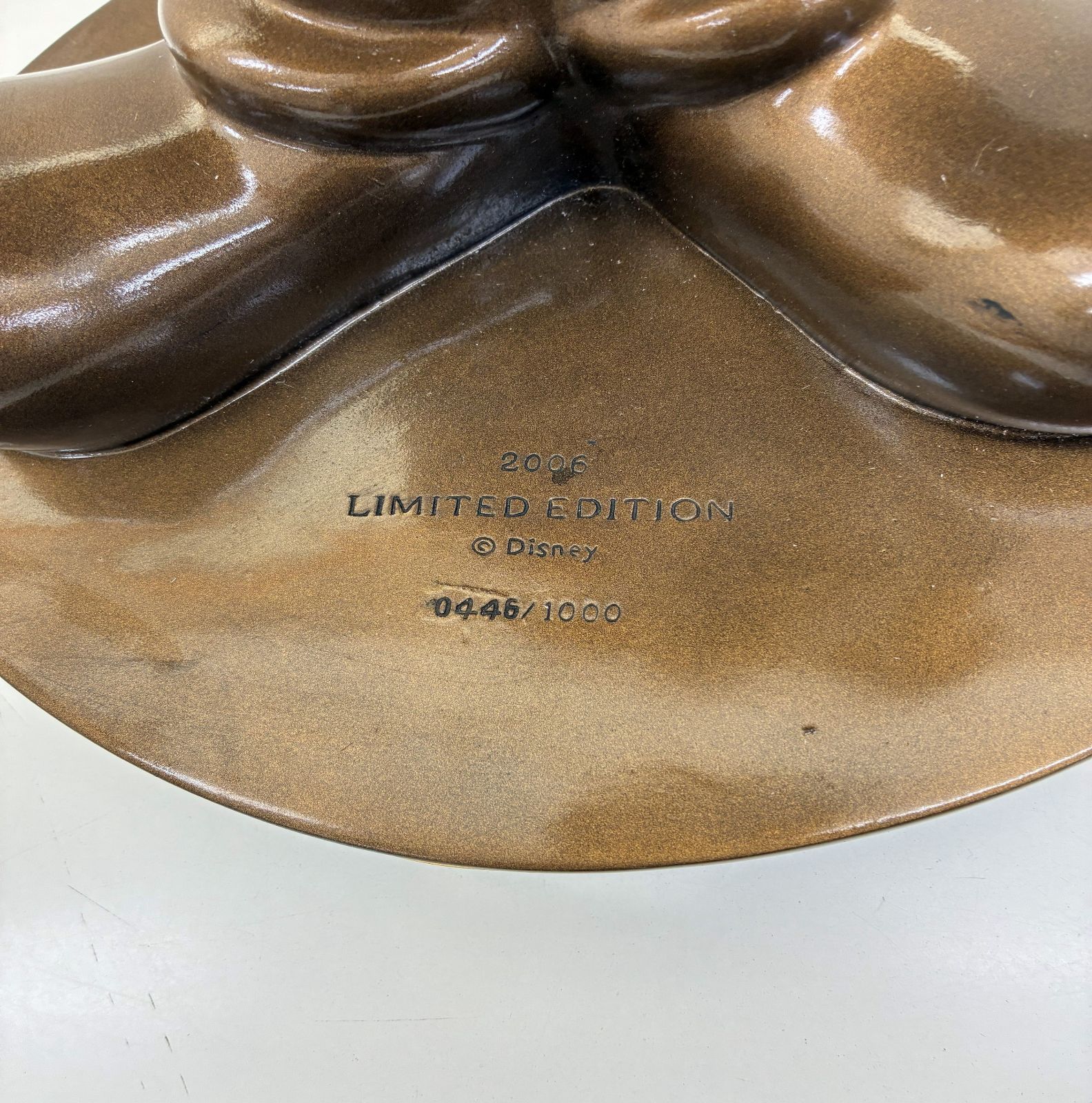 ミッキーマウス 極大ブロンズ像 シリアルNO.0446 1000体 限定 高さ