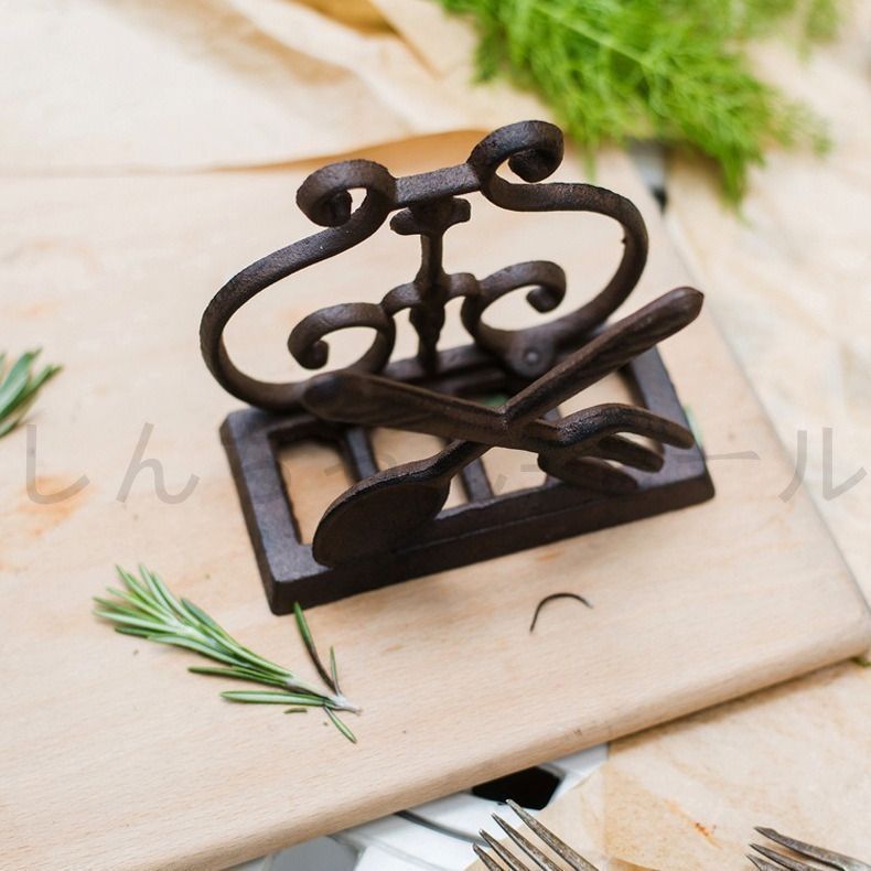 ナプキンホルダー ナプキンスタンド 卓上 収納 鋳鉄 収納ホルダー