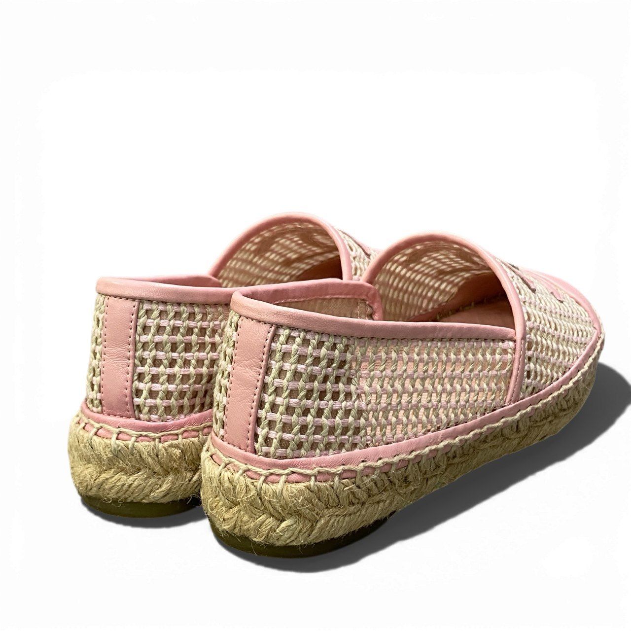 2a23 《美品》 CHANEL シャネル ココマーク エスパドリーユ メッシュ