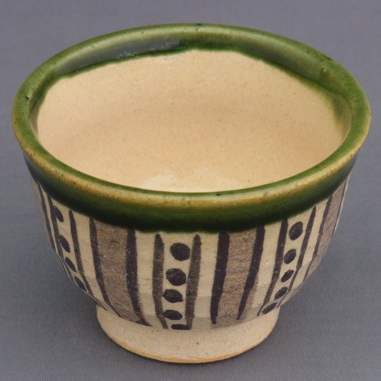 美濃焼 織部煎茶茶碗 5客揃 - メルカリ