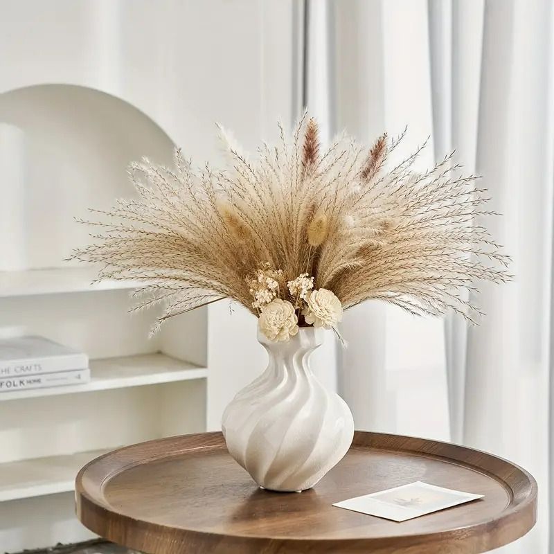 ボヘミアンフラワーベース 花瓶 セラミック フラワーベース ボヘミアンストライプ モダン