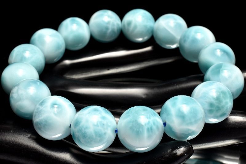 1点物】AAA☆数量限定 ラリマー 13-13.5mm ブレスレット