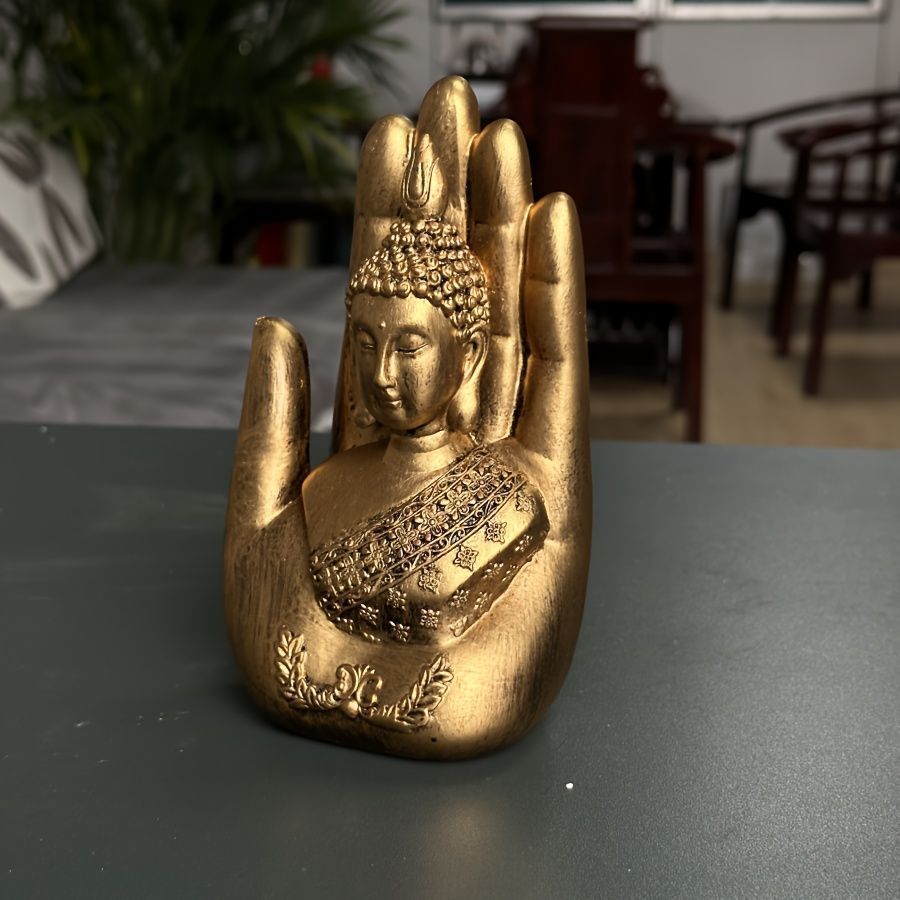 手 像 ハンド オブジェ 仏陀 ブッダ 仏像 彫刻 スピリチュアル 瞑想 禅
