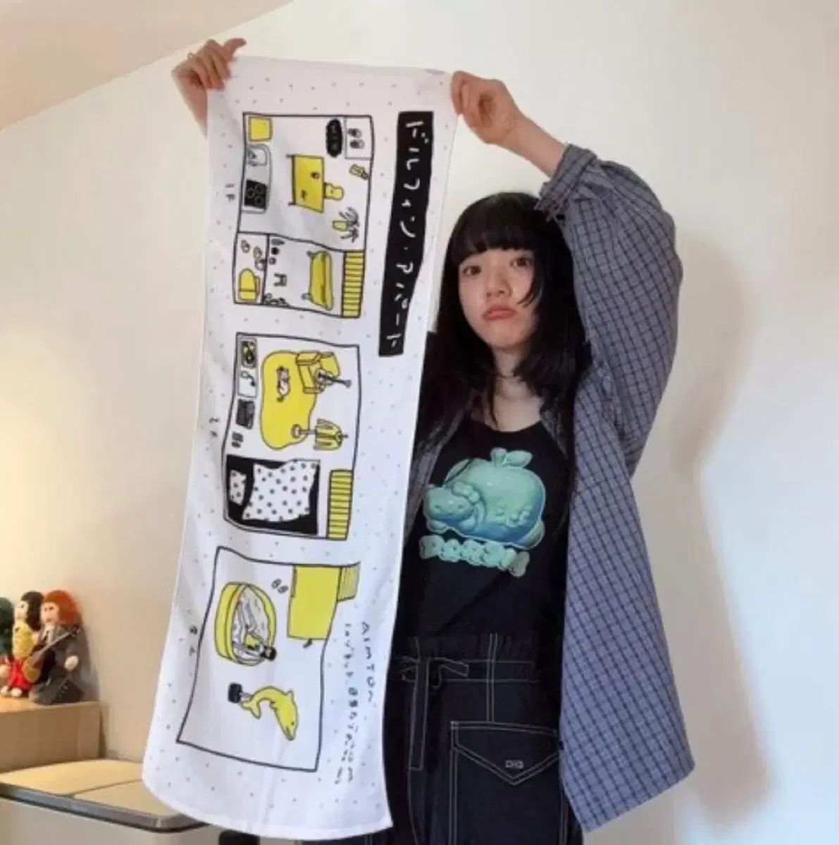 向*葵様 あいみょん　ドルフィンアパート　タオルグリーン 商品詳細ページ | AIMYON OFFICIAL ONLINE STORE 'AIM STORE' | 大家