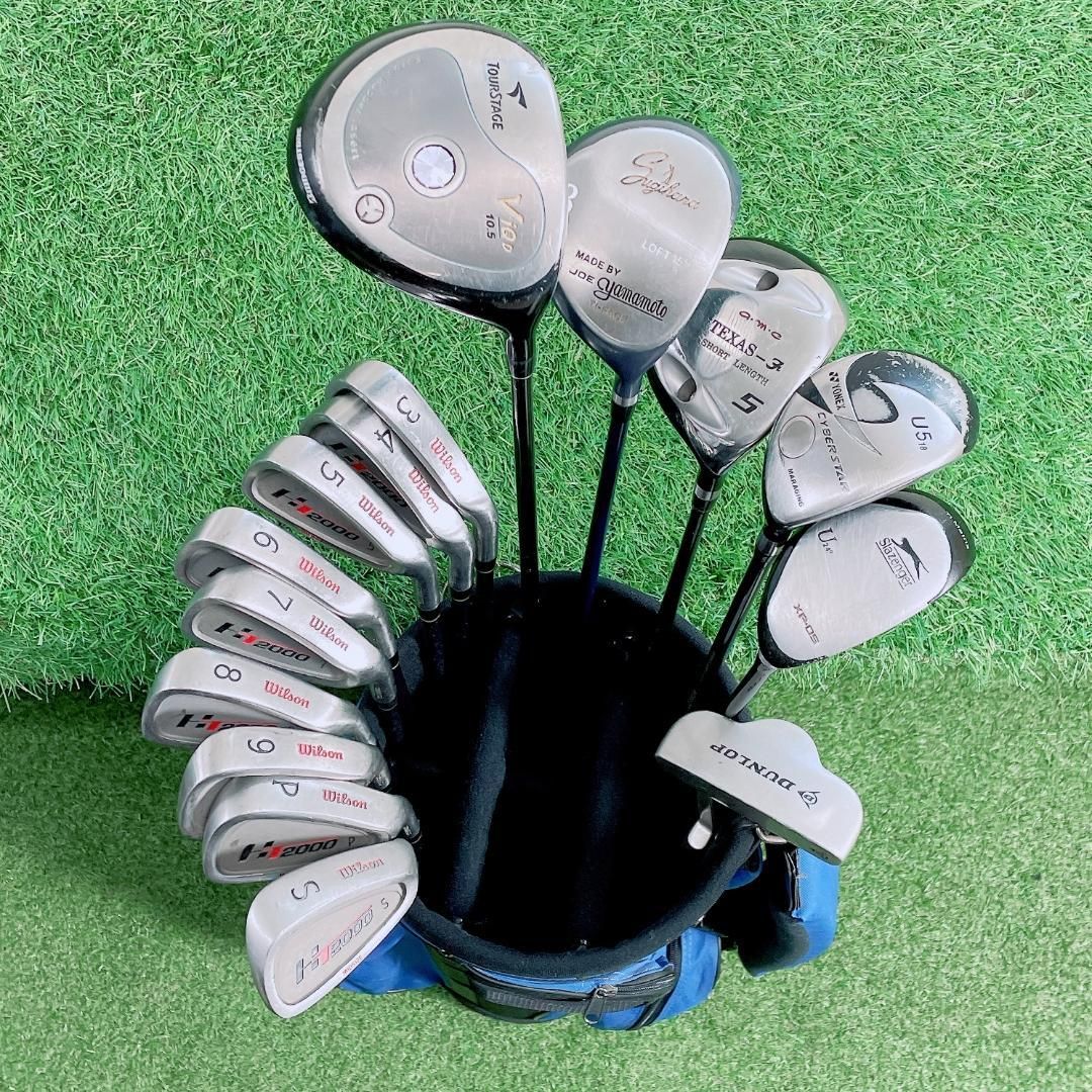 ブリヂストン ViQ メンズ ゴルフクラブ セット 15本 カーボン　初心者 BRIDGESTONE N2222