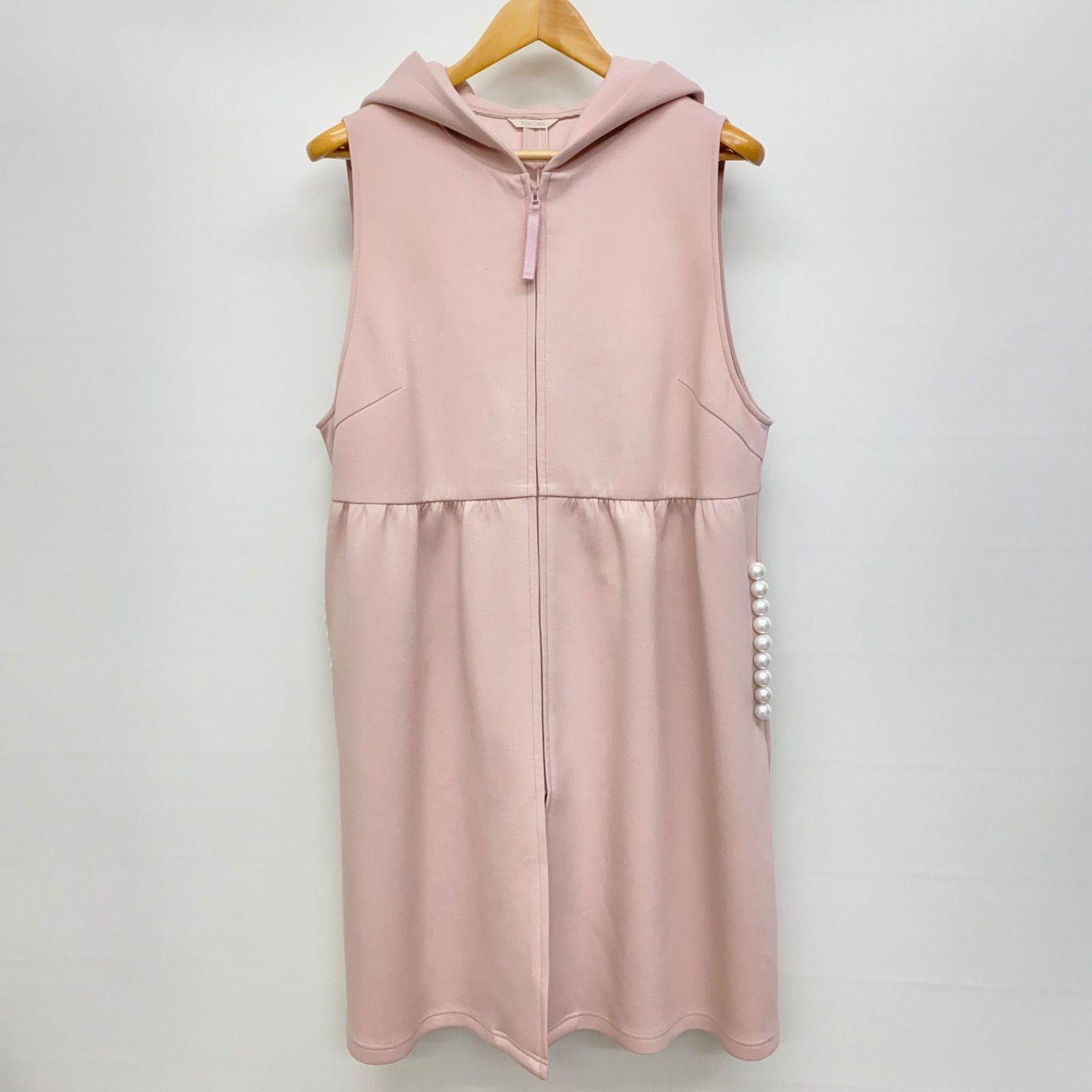 m5099 ローズティアラ RoseTiara パールポケットフード付きジレ - メルカリ