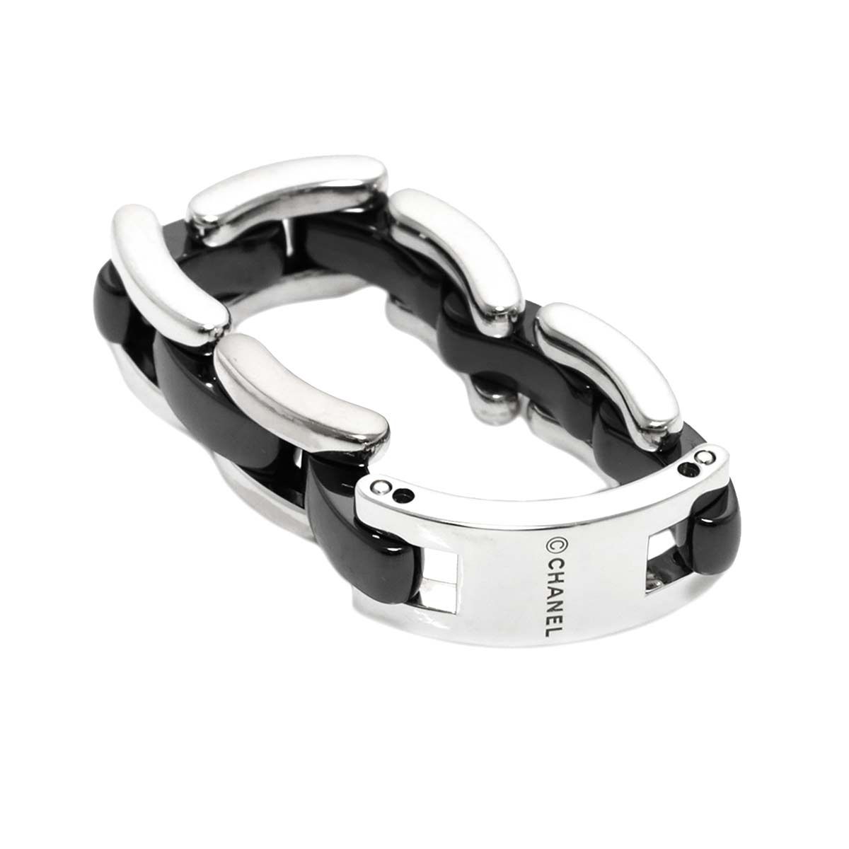 シャネル CHANEL ウルトラ #62 リング ミディアム K18 WG ブラック