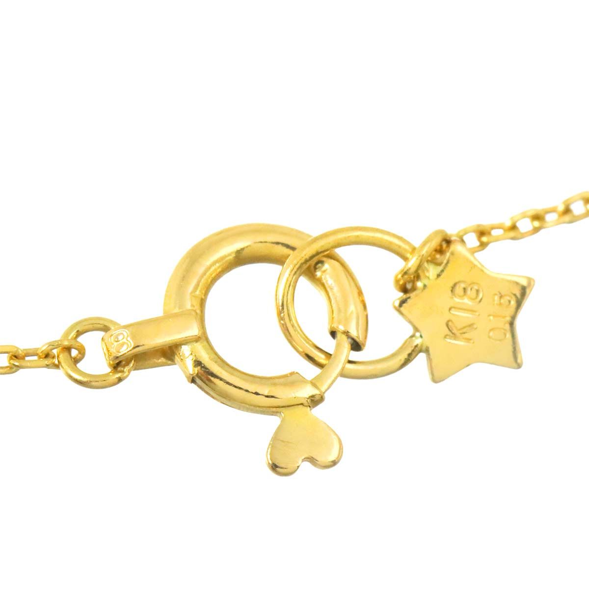 スタージュエリー Star Jewelry ダイヤ 0.15ct ブレスレット 17.5cm 