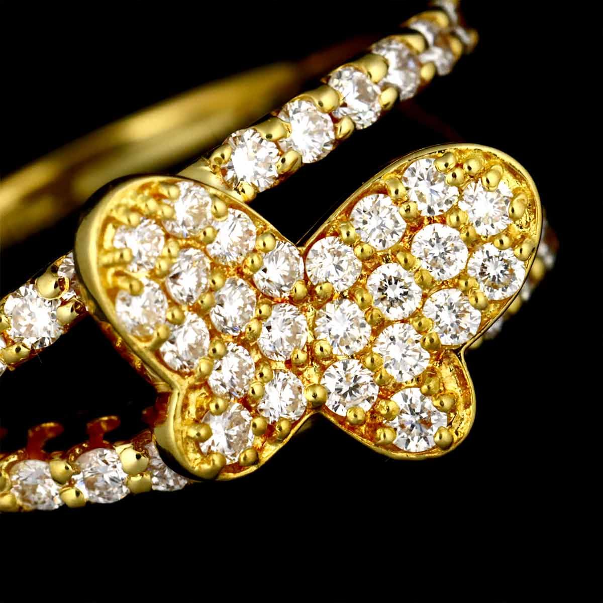 ポンテヴェキオ Ponte Vecchio 11号 リング ダイヤ 0.60ct K18 YG