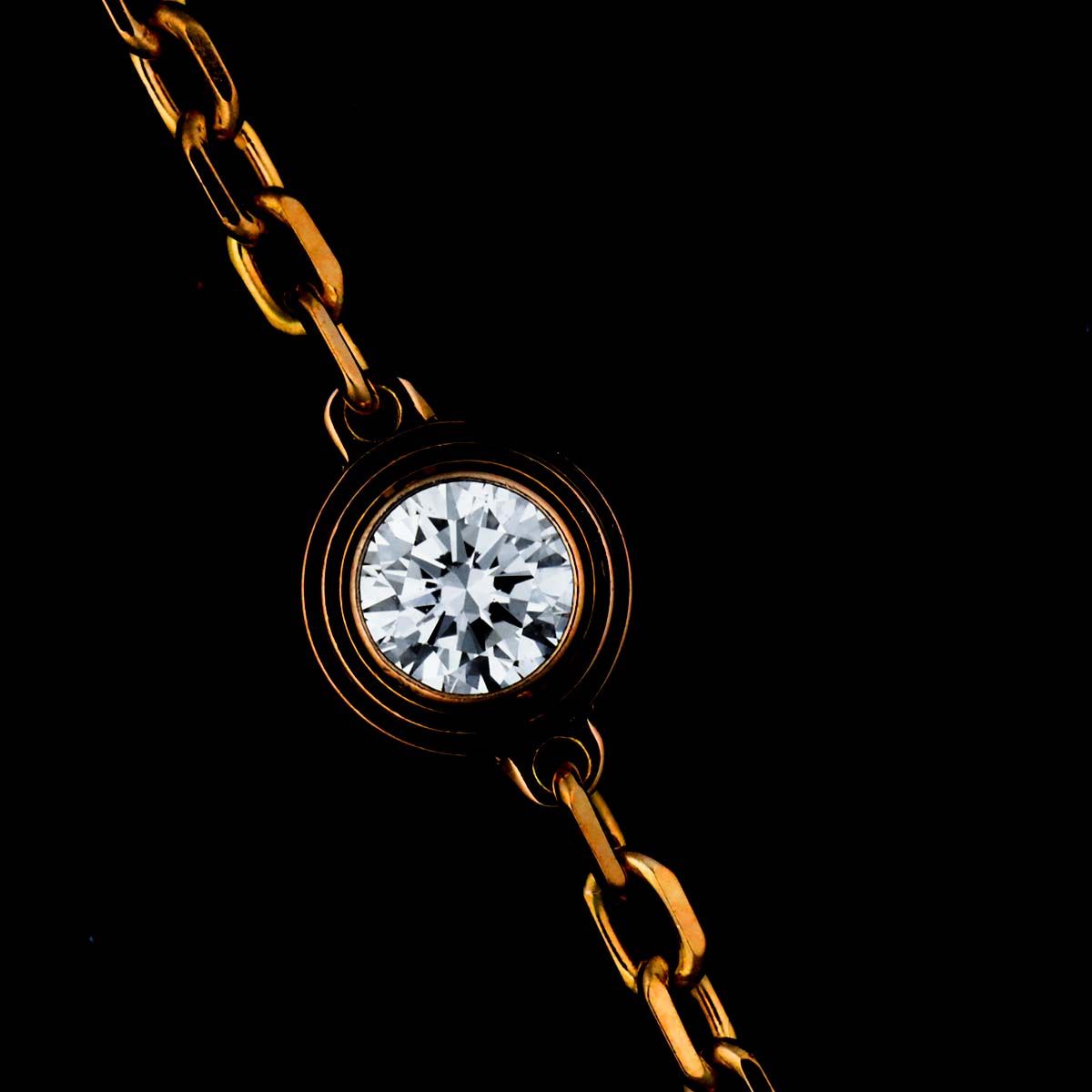 カルティエ Cartier ダムール ダイヤ ブレスレット スモール SM 18cm