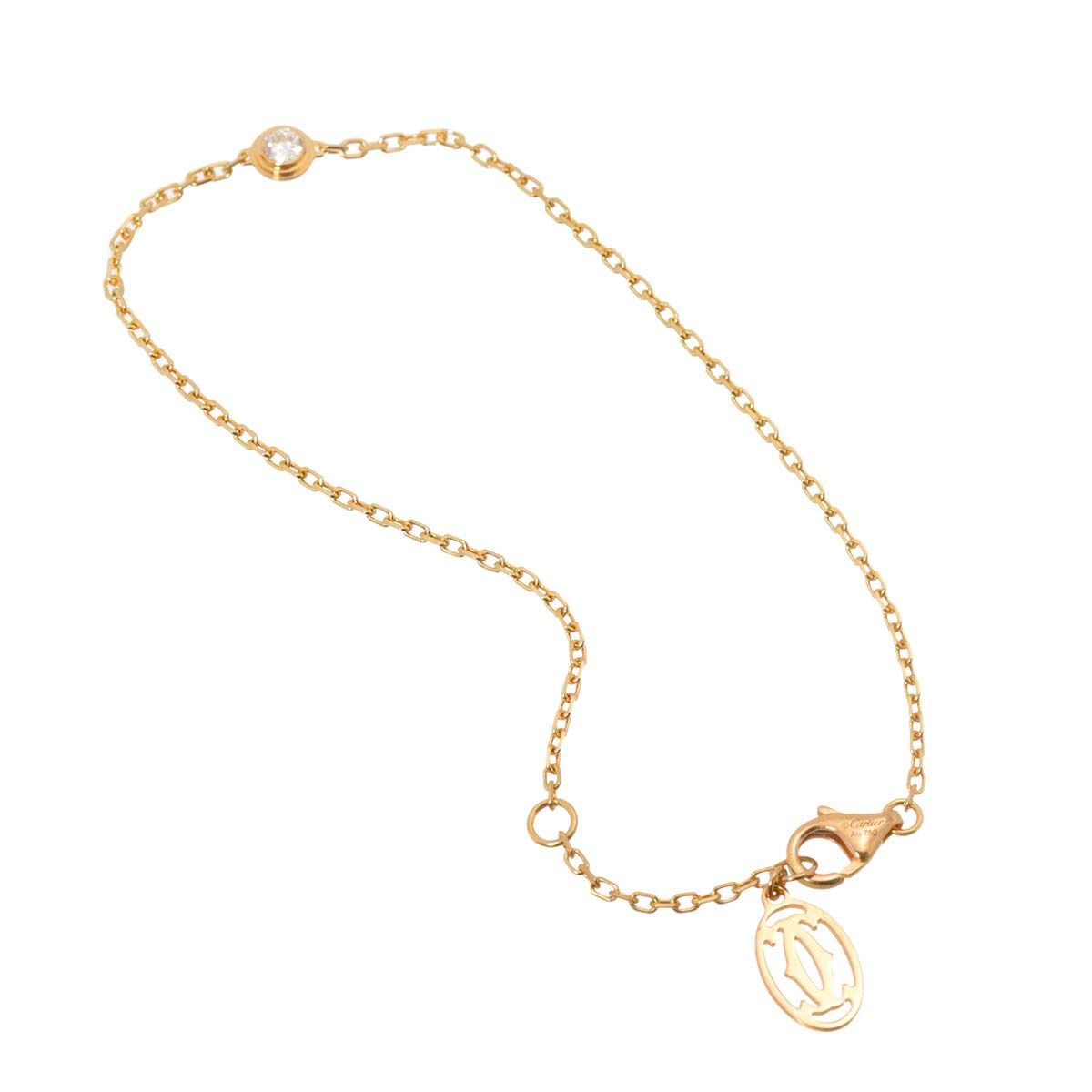 カルティエ Cartier ダムール ダイヤ ブレスレット スモール SM 18cm