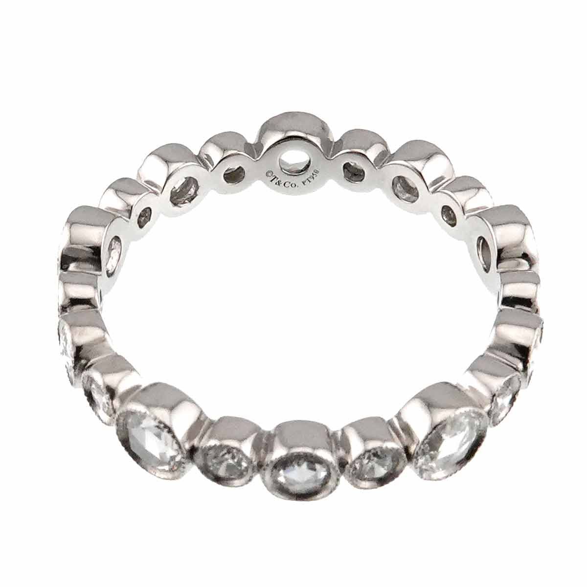 ティファニー TIFFANY&Co. コブルストーン 15.5号 リング ダイヤ Pt