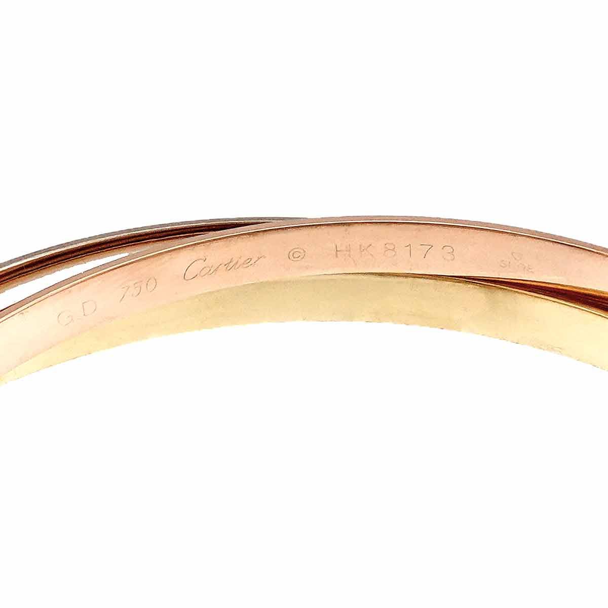 カルティエ Cartier トリニティ ブレスレット 19cm K18 YG WG PG