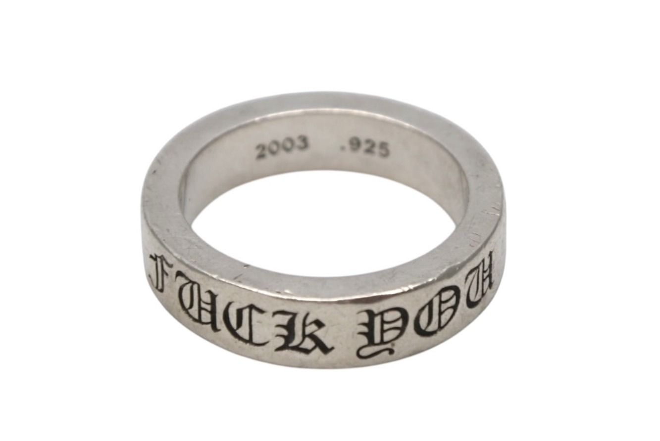 CHROME HEARTS クロムハーツ スペーサーリング FUCK YOU 6mm 重量約