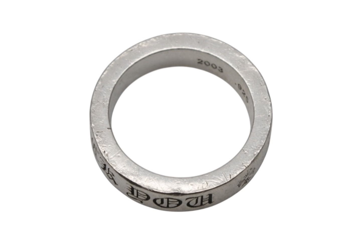 CHROME HEARTS スペーサーリング FUCK YOU 10号2003年 CHROME HEARTS スペーサーリング FUCK YOU 10号2003年 CHROME クロム