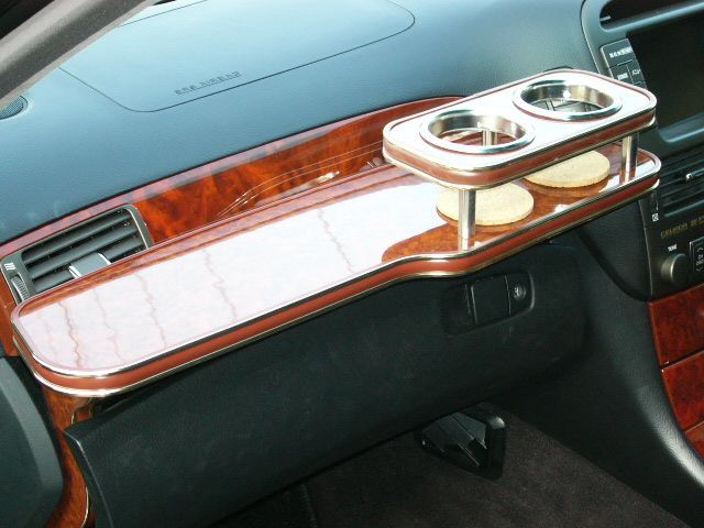 30/31セルシオ後期 フロントテーブル ウッド BKxシルバー 日本製