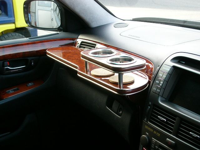 30/31セルシオ後期 フロントテーブル ウッド BKxシルバー 日本製