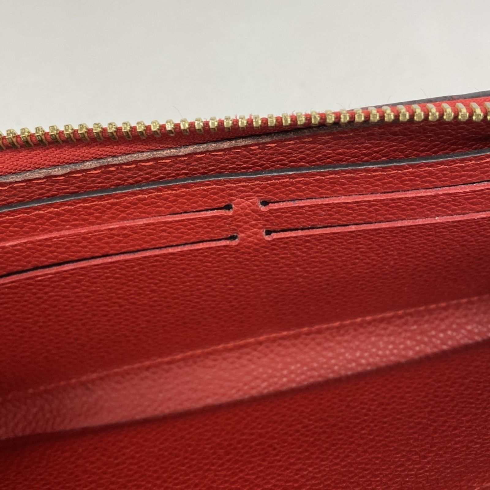 ルイヴィトン ポルトフォイユマリー モノグラム 折り財布 財布 赤 LOUIS VUITTON ルイヴィトン モノグラム ポルトフォイユ マリー