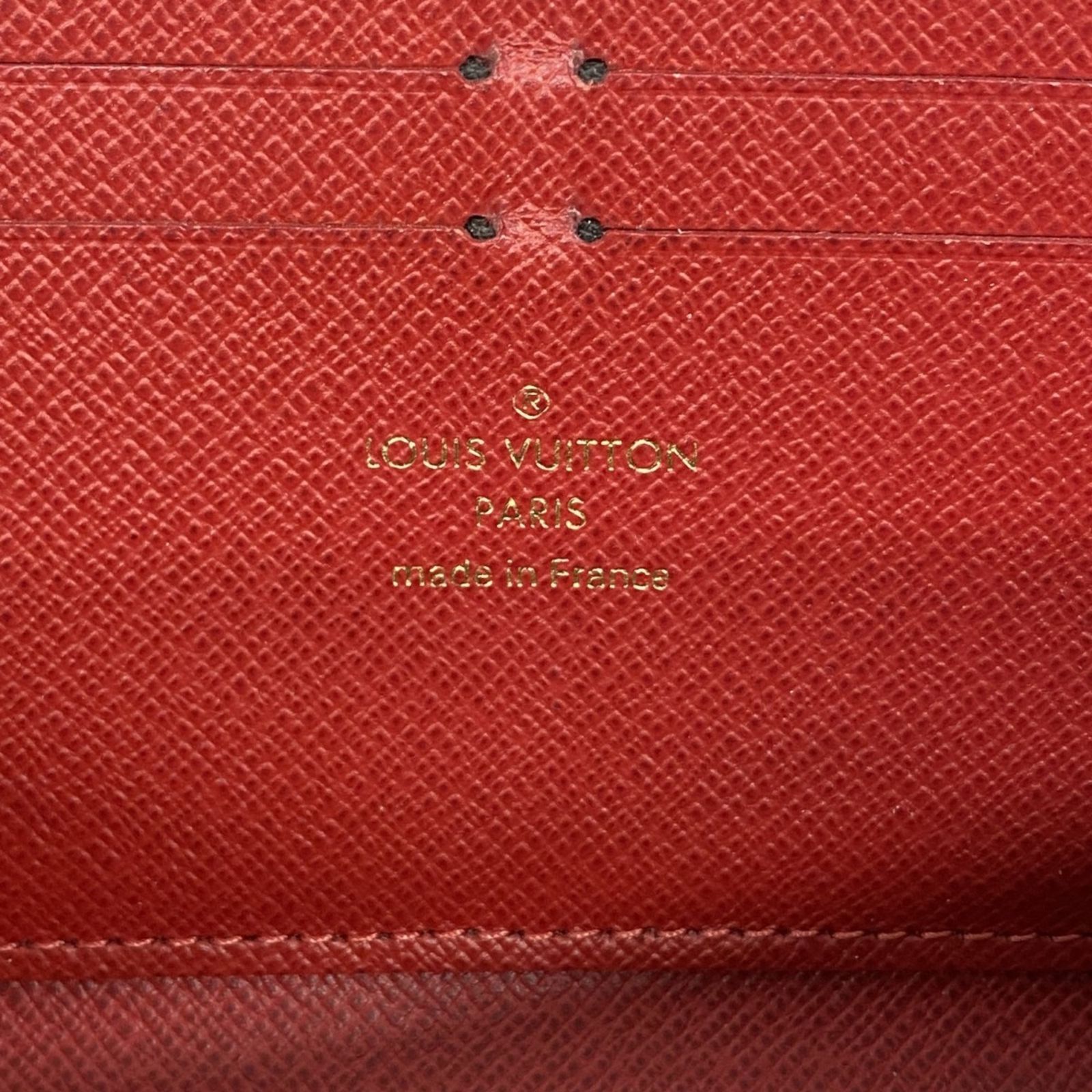 ルイヴィトン 長財布 ダミエ ポルトフォイユ・クレマンス スリーズ 赤系 LOUIS VUITTON（ルイ・ヴィトン） 【新品同様】ルイヴィトン ダミエ