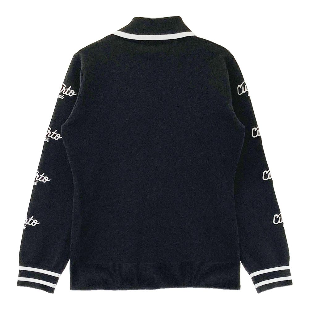 サイズ：M CUARTO UNITED クアルトユナイテッド ニットセーター 刺繍