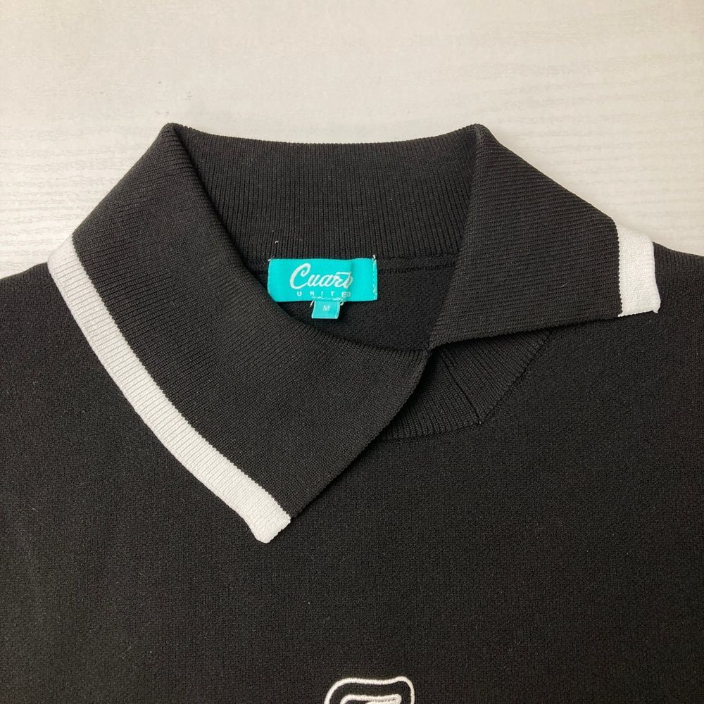 サイズ：M CUARTO UNITED クアルトユナイテッド ニットセーター 刺繍