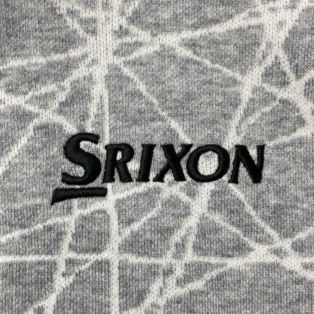 スリクソン×レクサスLEXUS ロゴ刺繍裏地付きニットジャケット LL サイズ：LL SRIXON スリクソン ×LEXUS ニットジップジャケット 総柄